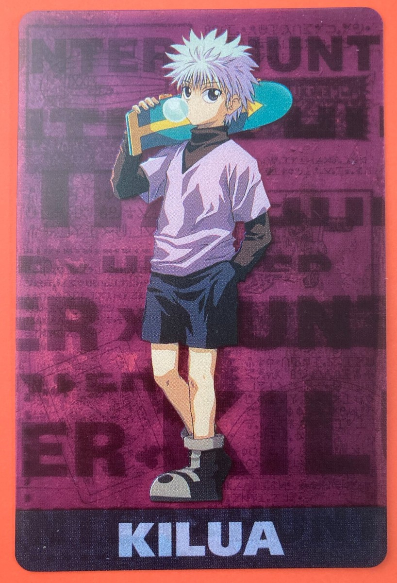 Hunter x hunter promo card Killua Zoldyck 1999 No.0004 BANDAI