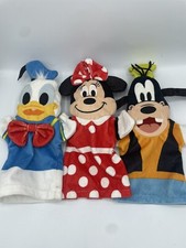 Disney Hand Puppets Minnie Mouse Donald Duck Goofy Pretend Play