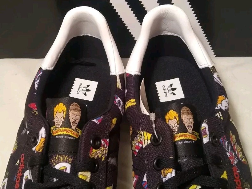 M-11 - adidas 3MC x Beavis & Butthead Black Canvas Multicolor NWB! BD7861 2018 image 6
