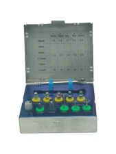 REDLAND Dental Bone Expander Drill Kit 12Pcs Saw Disk With Wrench