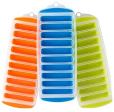Ice Stick Tray Mould Cube For Water Bottle Easy Thin Pop Plastic Silicone Ices