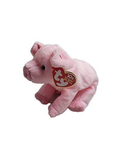 TY Beanie Baby - HAMLET the Pig (7") Error Tag (2002-2003) NEW- MINT *L1 - Picture 3 of 5