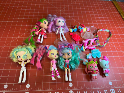 Moose Toys Shopkins Girls 5'' Shoppies Dolls Figures Lot w/ Accessories
