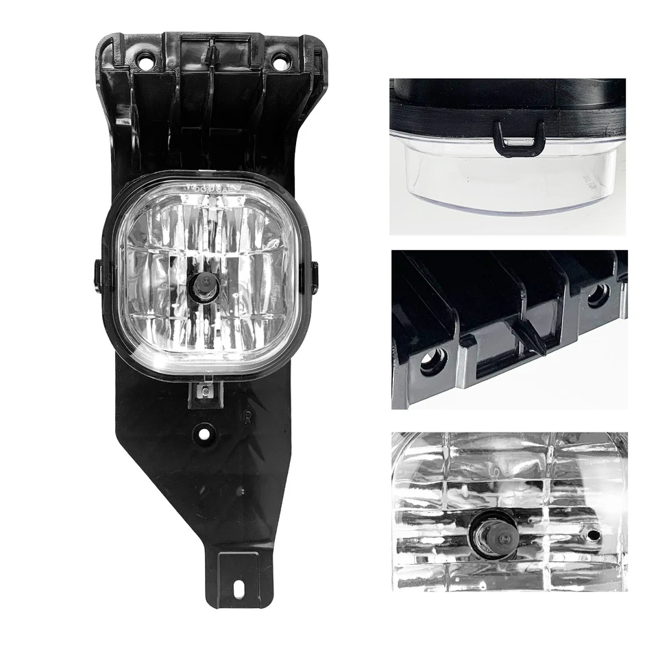Pair For 2005-2007 Ford F-250 F-350 F-450 F-550 Super Duty Fog Lights Lamps - Image 4 of 4