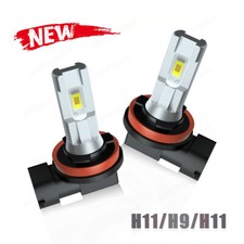 2PCS Cool White LED Lamp H8 H11 H16 fog Light Bulbs for Toyota RAV4 2006-2015