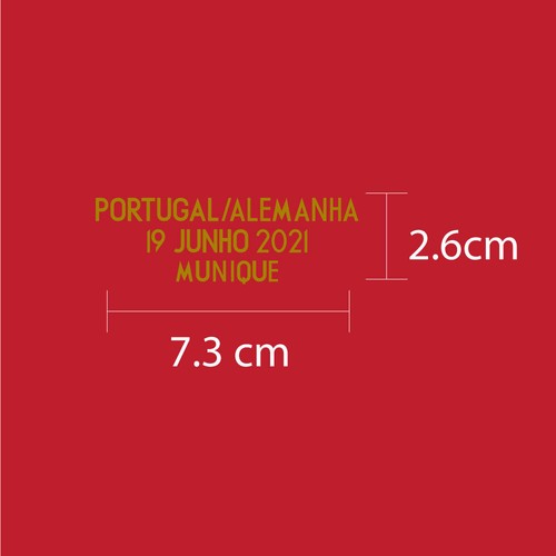 Portugal FPF EURO 2020 Reproduction Match Details - Picture 10 of 12