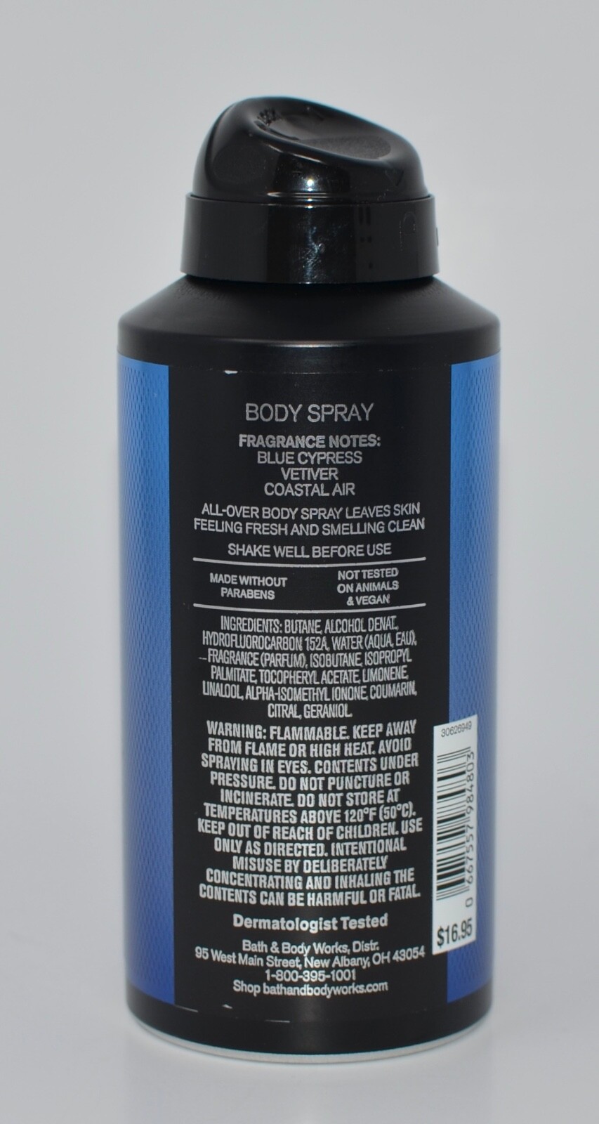 2 BATH & BODY WORKS OCEAN MEN'S COLLECTION BODY SPRAY MIST 3.7 OZ
