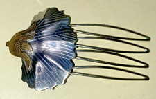 Vintage Taxco 925 Hair Comb Victorian Art Nouveau--Loose on One Side