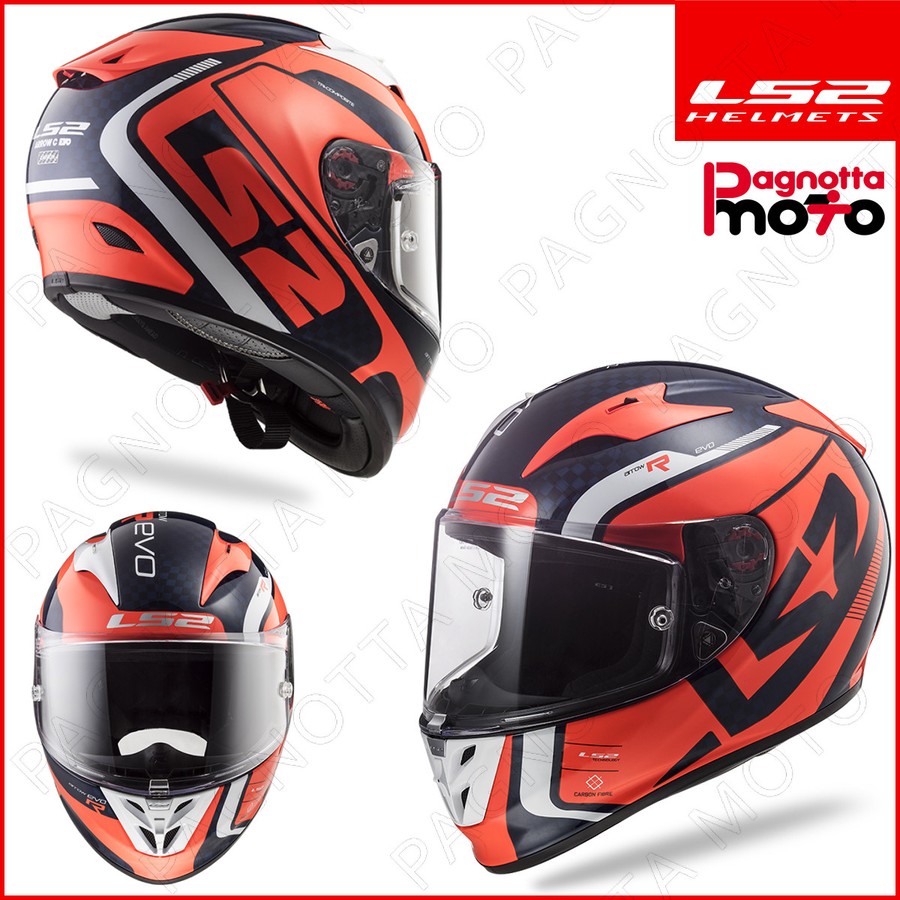 RIVENDITORE LS2 BOLLATE MILANO , CASCO HELMET INTEGRALE LS2 ARROW C EVO  FF323 STING BLU FLUO ARANCIONE BOLLATE MILANO - Pagnotta moto srl