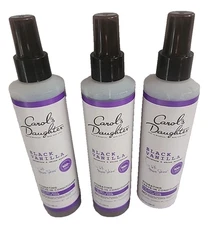Lot of 3 Carol's Daughter Black Vanilla Leave In Conditioner Spray, Each 8 oz.