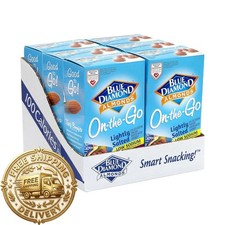 Blue Diamond Almonds, Low Sodium Lightly Salted, 100 Calorie On-The-Go Bags, Pa