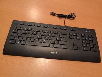Logitech K280e Pro Tastatur Kabel   schwarz   guter Zustand   Rechnung vorhanden