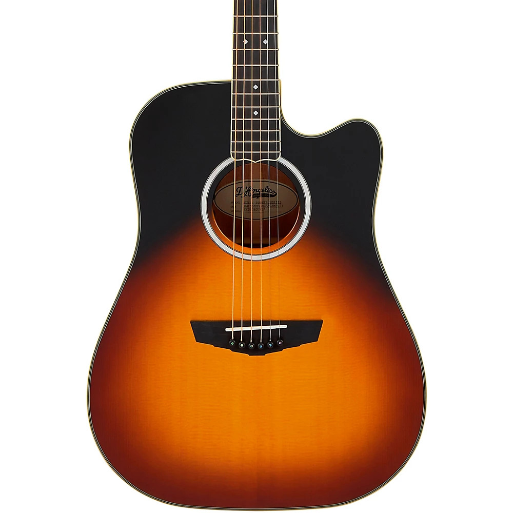 DAngelico Excel Bowery Dreadnought Acoustic-Electric Guitar Vintage Sunset 160890₽