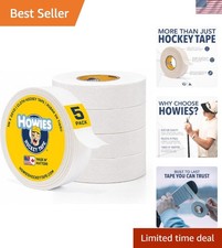 Hockey   5 Pack Cloth Stick Tape or Shin Pad Tape  Strong Grip, Long-Lasting ...