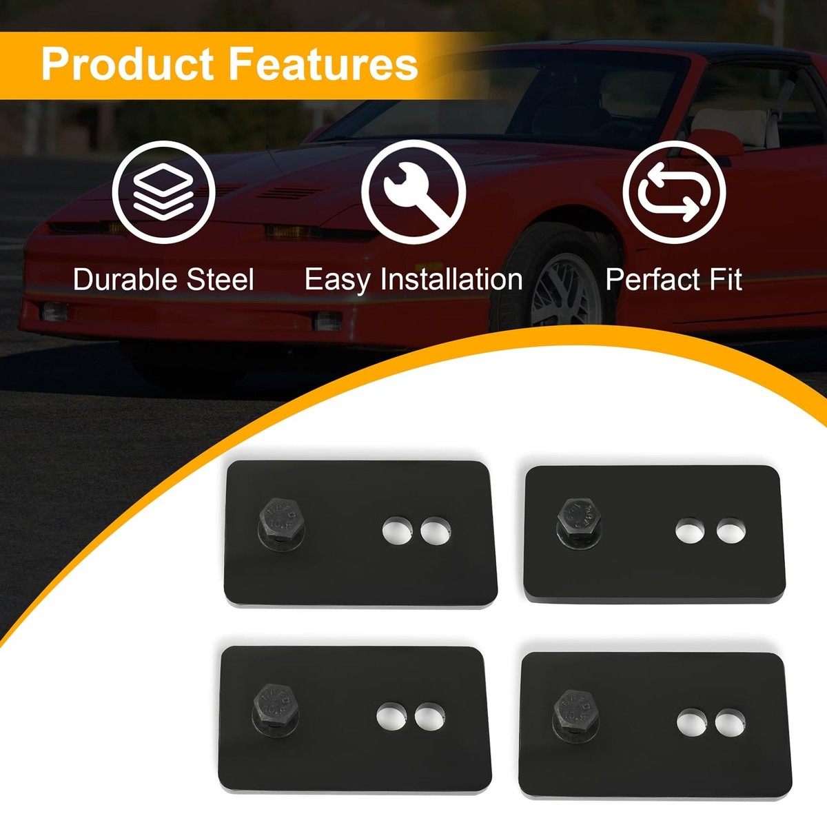 Seat Relocation Brackets Kit for 19672002 Camaro Firebird 1.52 Extension Seat Relocation Brackets Kit for 19672002 Camaro Firebird 1.52 Extension