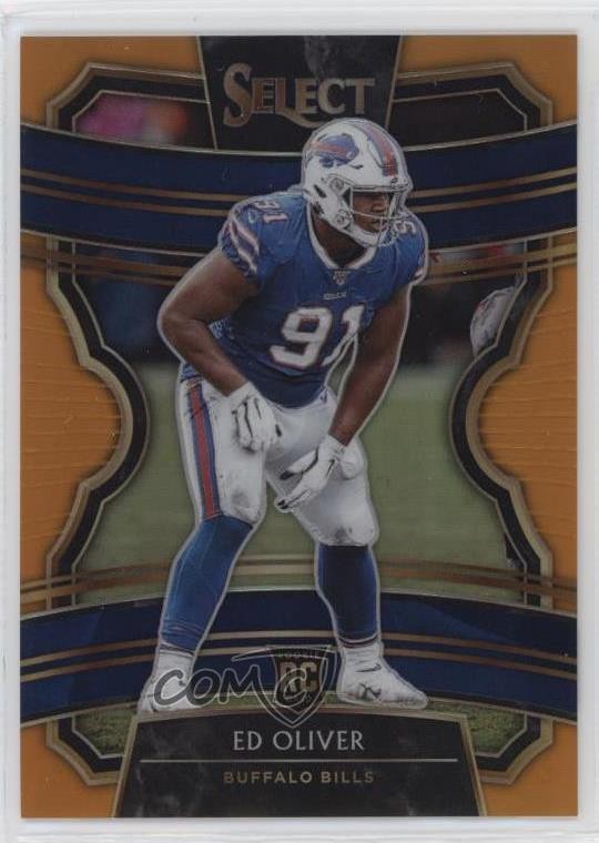 2019 Panini Select Concourse Orange Prizm 15/49 Ed Oliver #25 is2