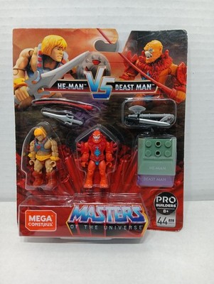 Mega Construx MOTU He-Man vs Beast Man Masters Of The Universe 44-Pieces