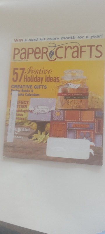 Paper Crafts Card Making Magazine November 2005 Festive Holiday Edition