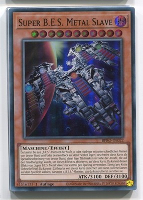 Yu-Gi-Oh! Super B.E.S. Metal Slave Super Rare BPRO-DE022