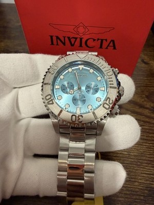 Invicta Pro Diver Chronograph Men s Stainless Steel Watch Blue Dial 49213