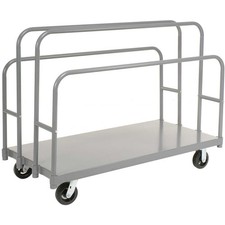 Panel Sheet  Lumber Truck with Carpeted Deck 2000 Lb. Capacity 60"L x 30"W