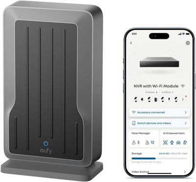 NVR Wi Fi Module, Only for  Poe NVR System, Supports up to 16  Wi-Fi Cameras, Vi