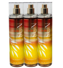 3 BATH  BODY WORKS IN THE SUN FINE FRAGRANCE MIST BODY SPRAY 8 FL OZ NEW