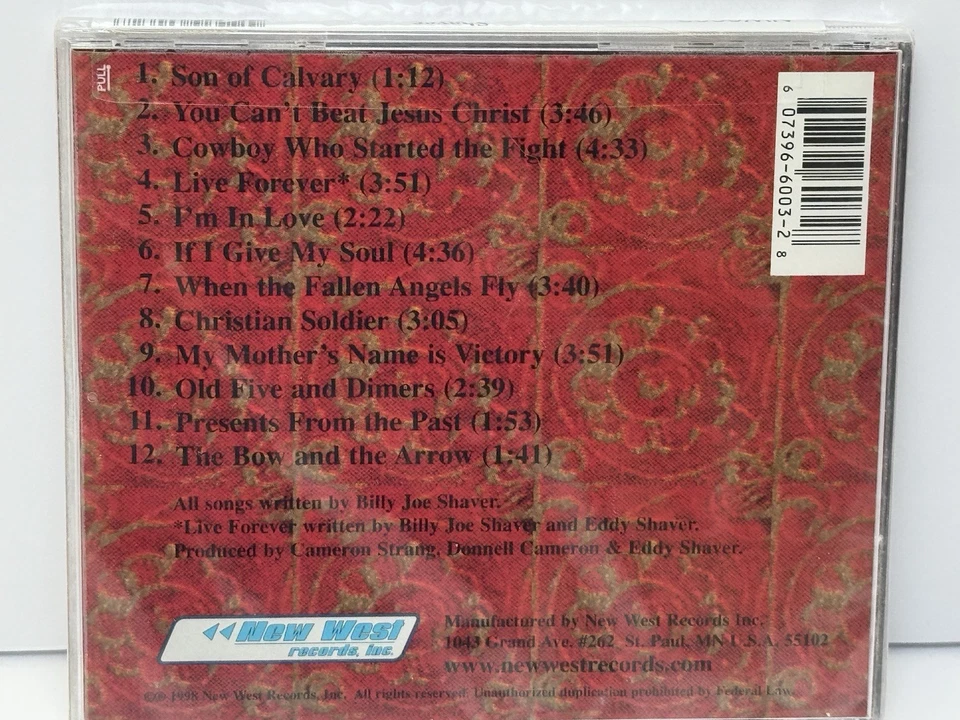 Shaver Victory CD New West Records 1998 - New Factory Sealed Foto 2 de 4