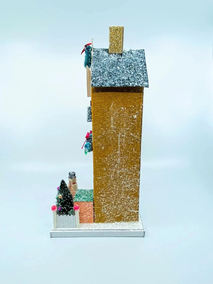 Cody Foster Рождественский Светящийся Дом, Блестящий Дом, Горчичный Таунхаус, #HOU-340 - Изображение 4 из 4