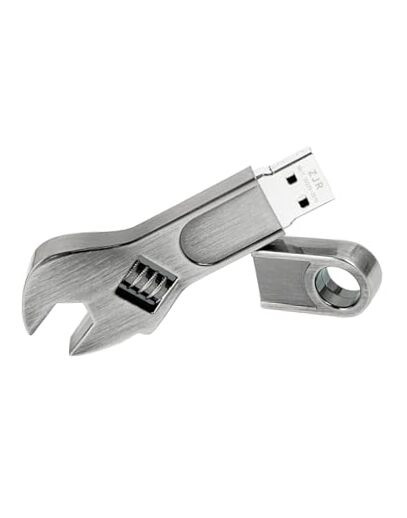 USB Flash Drive 64gb Wrench Shape Cool Memory Stick 2.0 Cute Thumb Drive-image
