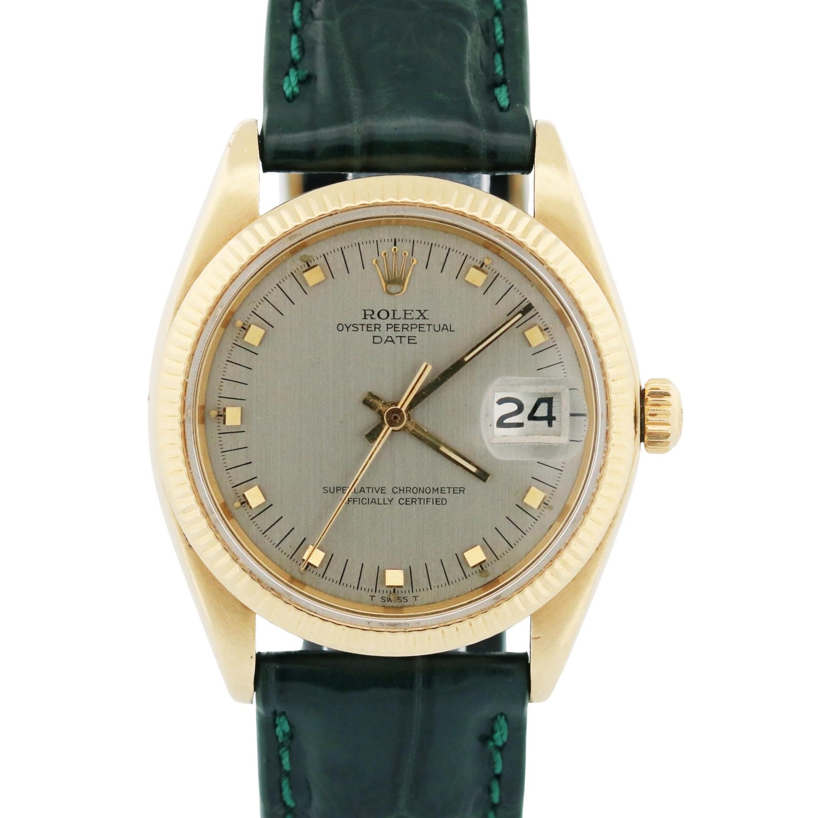 Rolex Oyster Perpetual Date SILVER 14K