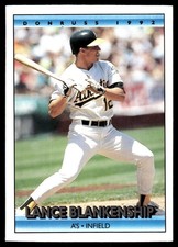 Lance Blankenship 1992 Donruss #768 Athletics MLB READ FREE SHIP AutographDen