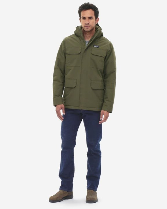 Abrigo Chaqueta Parka Patagonia Istmo STY27021FA14 en Verde Fatiga, Talla Pequeña