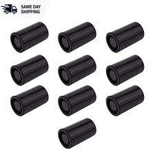 Durable 10-Pack 35mm Black Film Canisters with Secure Lids - Versatile Storage