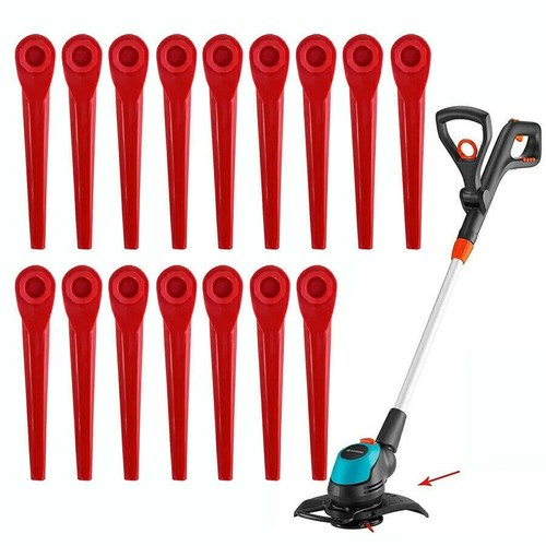 100x Kunststoffmesser Ersatzmesser für Gardena Rasentrimmer EasyCut Li-18/23R *