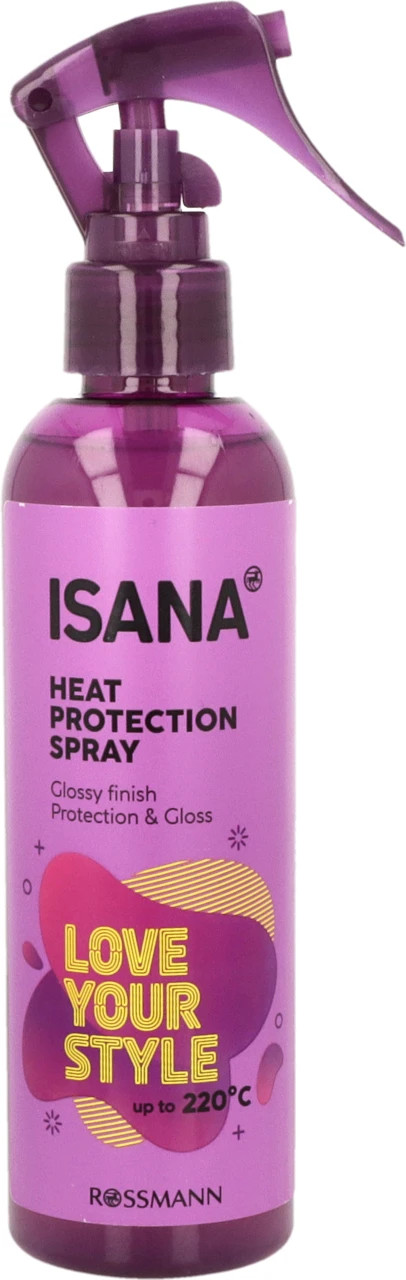 Isana Heat Protection Spray Glossy Finish 200ml
