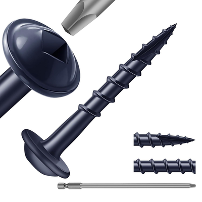 #ad Pocket Hole Screws #8 X 1 Inch 190Pcs 1Lb. Carbon Steel Blue Washer Head Co $20.99