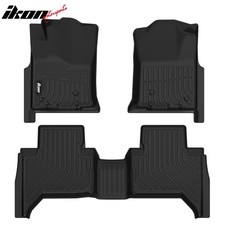 Fits 05-15 Toyota Tacoma Crew Cab 3d Anti-slip Floor Mats All Weather Tpe Carpet Fits 05-15 Toyota Tacoma Crew Cab 3d Anti-slip Floor Mats All Weather Tpe Carpet