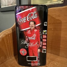 1998 Dale Earnhardt Coca Cola Vending Machine Tin & Monte Carlo Racing Car 1:64