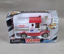 Die-cast Pepsi Cola Truck Coin Bank Golden Wheel Die-Cast 1996 New Open Box