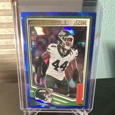2025 Panini Score Jamien Sherwood #144 Blue Parallel /185 New York Jets Football