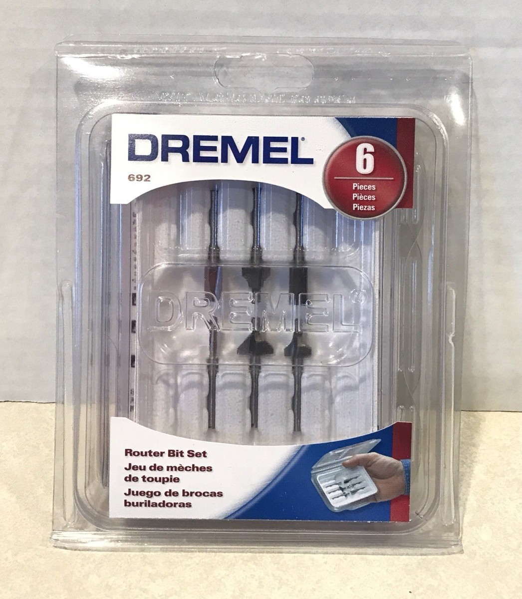 NEW DREMEL ROUTER BIT 692 SET 1/8" SHANK  HIGH GRADE / HIGH SPEED STEEL