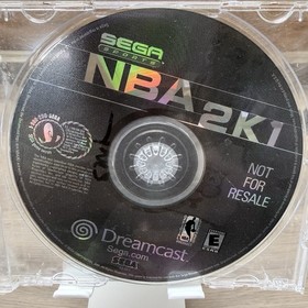 NBA 2K Not For Resale (Sega Dreamcast, 2001) Disc Only Tested Retro Basketball