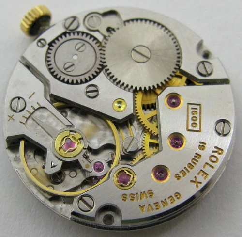 Rolex 1600 Watch Movement 19 jewels for project / parts ...