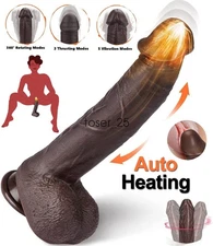 Thrusting Dildo Realistic Lifelike Real Dong Suction Cup for Women use Lubricant