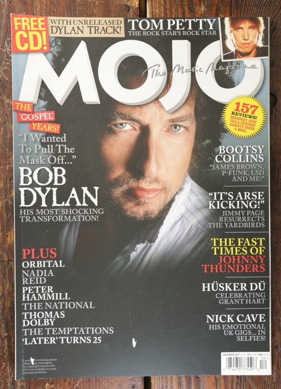 MOJO No 289 DECEMBER 2017 Bob Dylan BOOTSY COLLINS Husker Du NICK CAVE Used