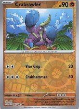 Pokemon Card - Crabrawler - Reverse Holo (87/142 - Stellar Crown)
