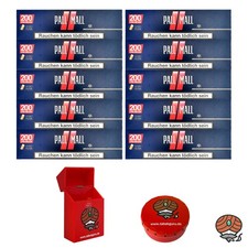 10 Pack Pall Mall Red Xtra Filterhülsen + Taschenascher und Zigarettenbox