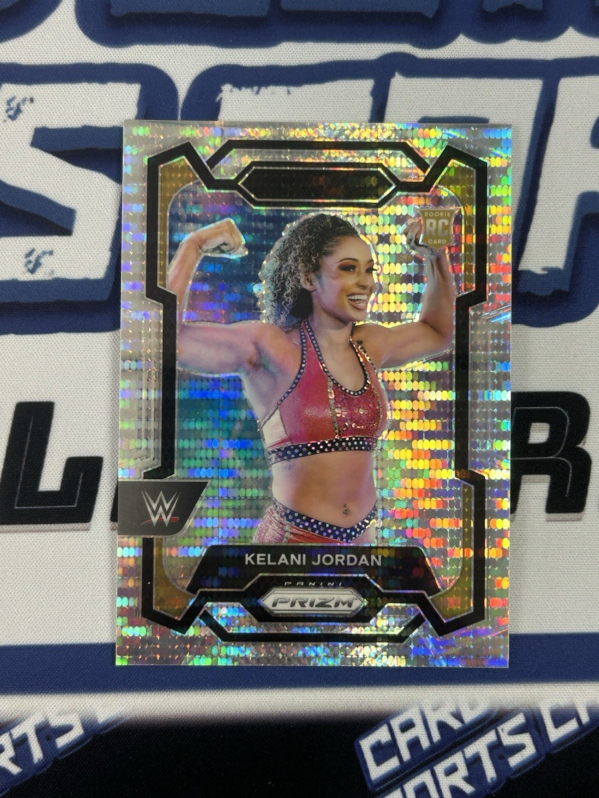 2024 Panini Prizm WWE Pulsar #127 Kelani Jordan /499
