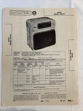 Vintage Sams Photofact Schematic 2-1957 BUICK MODEL 981707